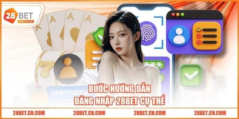 Bước hướng dẫn đăng nhập 28BET cụ thể